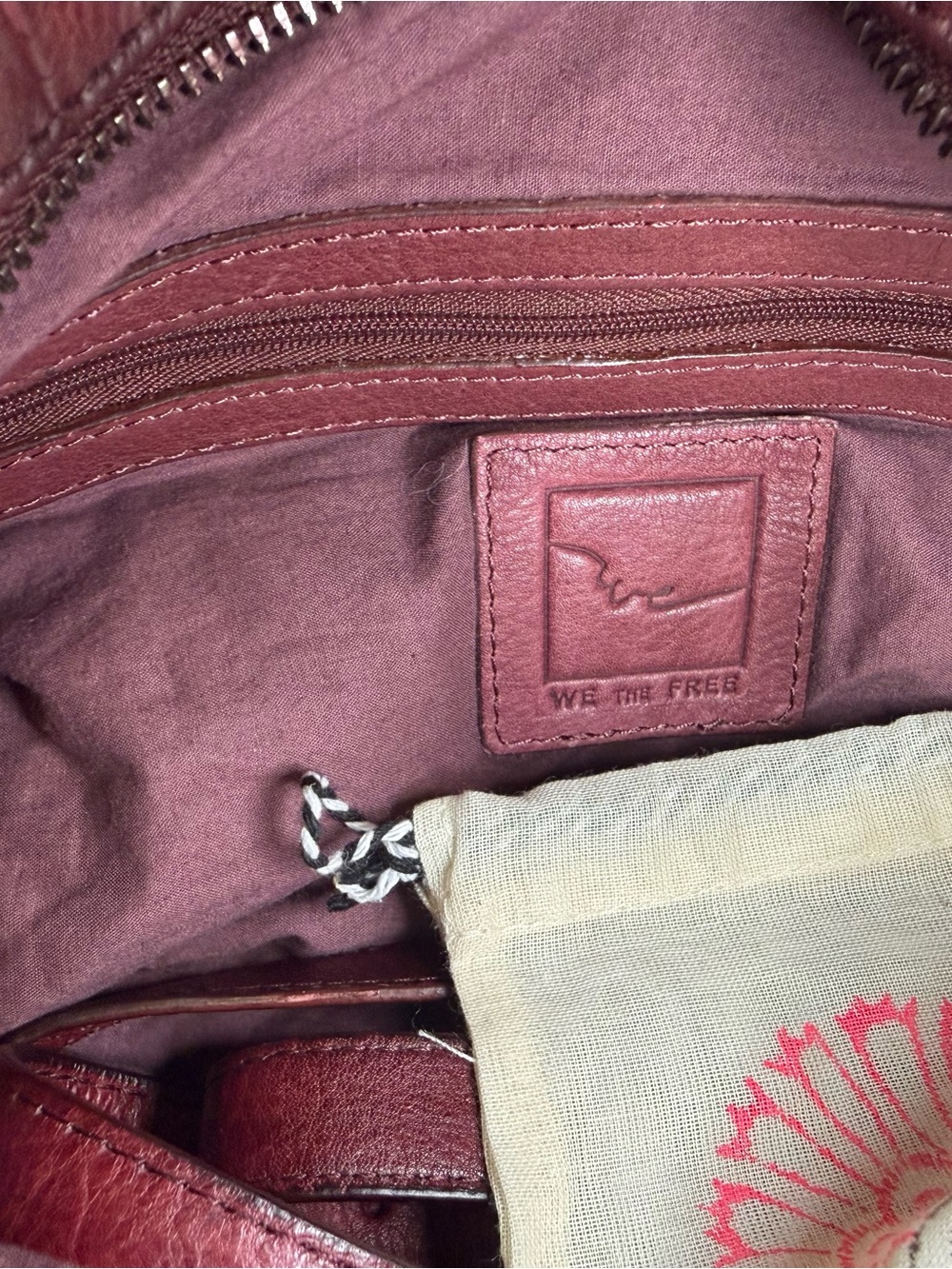 Free People Baby Emerson bag in Red Rock includes charm from Free People - Picture 5 of 5
